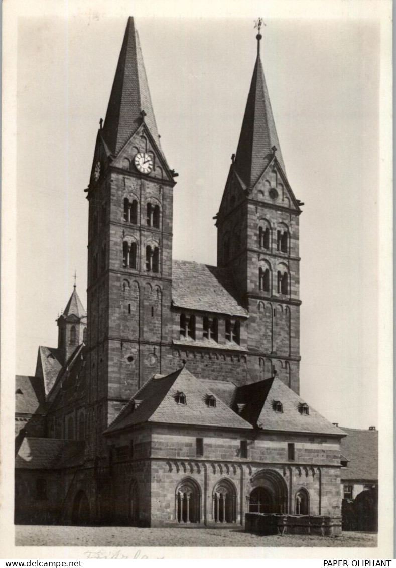 3580 FRITZLAR, Stiftskirche St. Peter, Westfassade, DKV Deutscher Kunst Verlag - Fritzlar