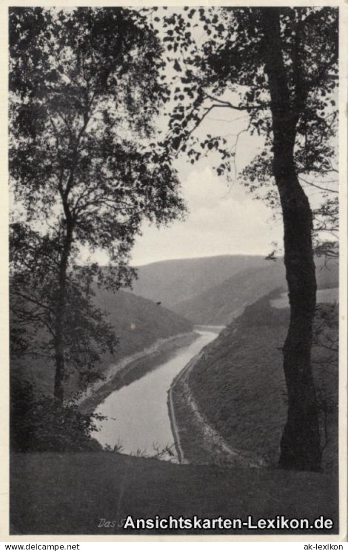 Ansichtskarte Mettlach Blick Auf Das Saartal 1938 - Kreis Merzig-Wadern