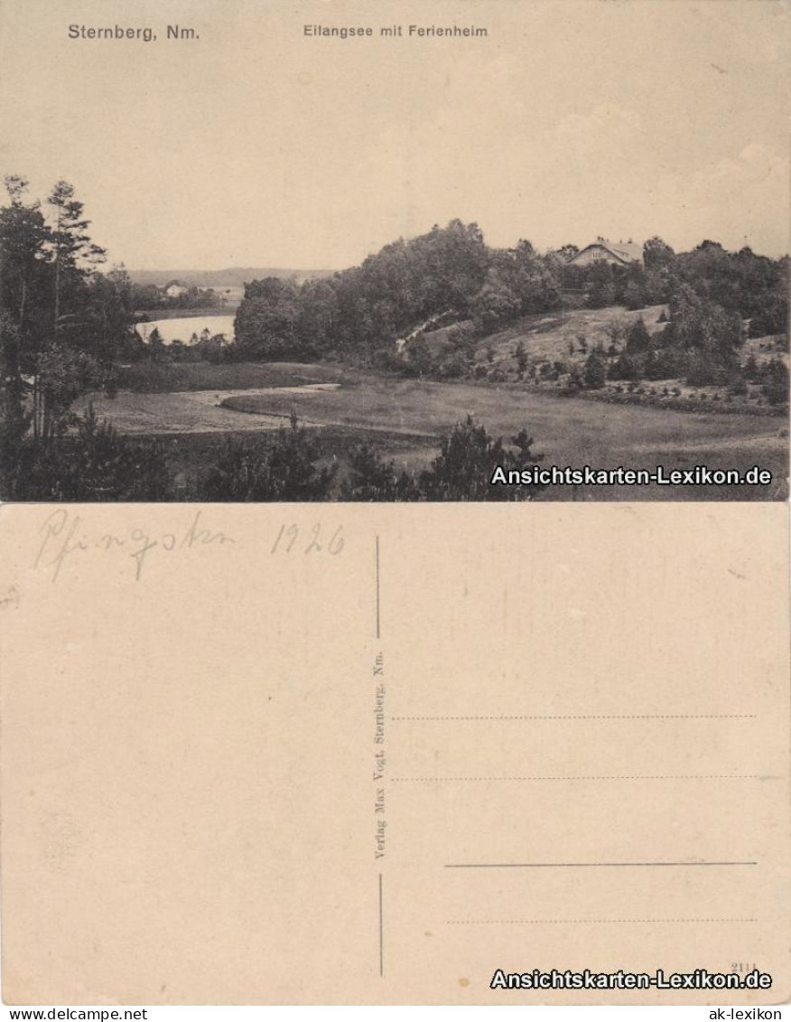 Postcard Sternberg (Neumark) Torzym Eilangsee Mit Ferienheim 1926  - Neumark