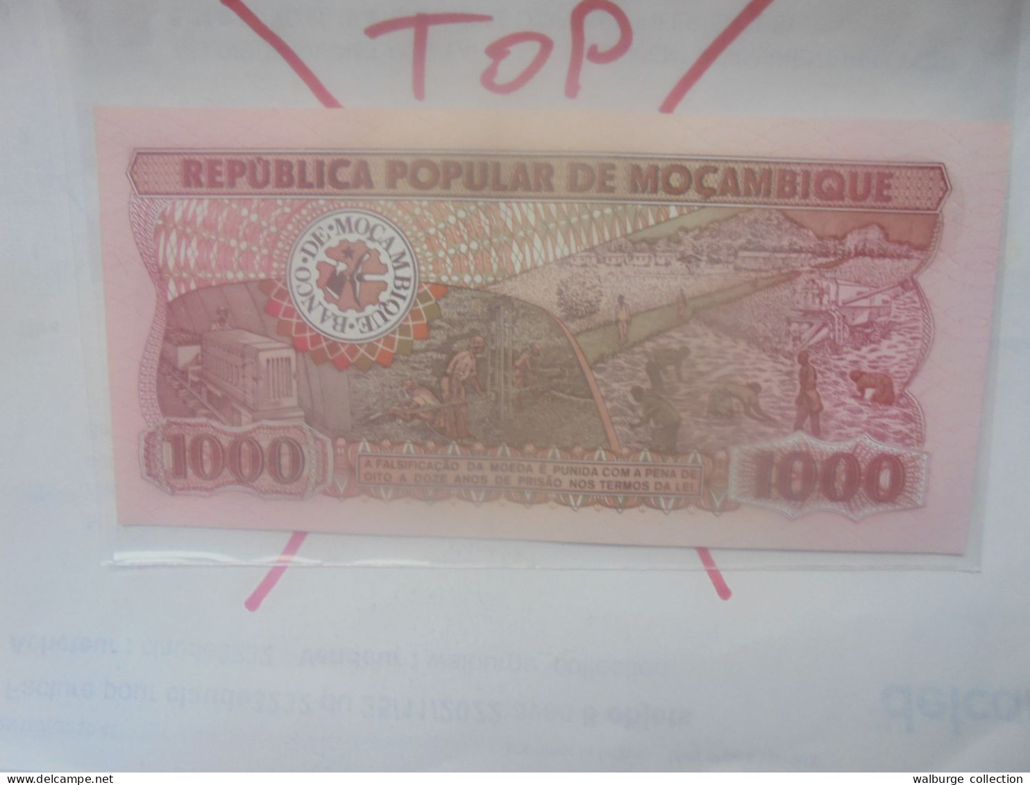 MOZAMBIQUE 1000 METICAIS 1983 Neuf (B.33) - Mozambique