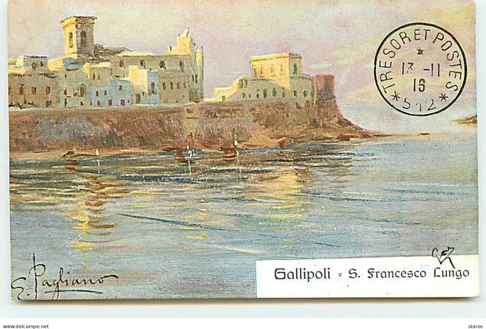 Italie -  GALLIPOLI - G. Pagliano - S. Francesco Lungo - Other & Unclassified