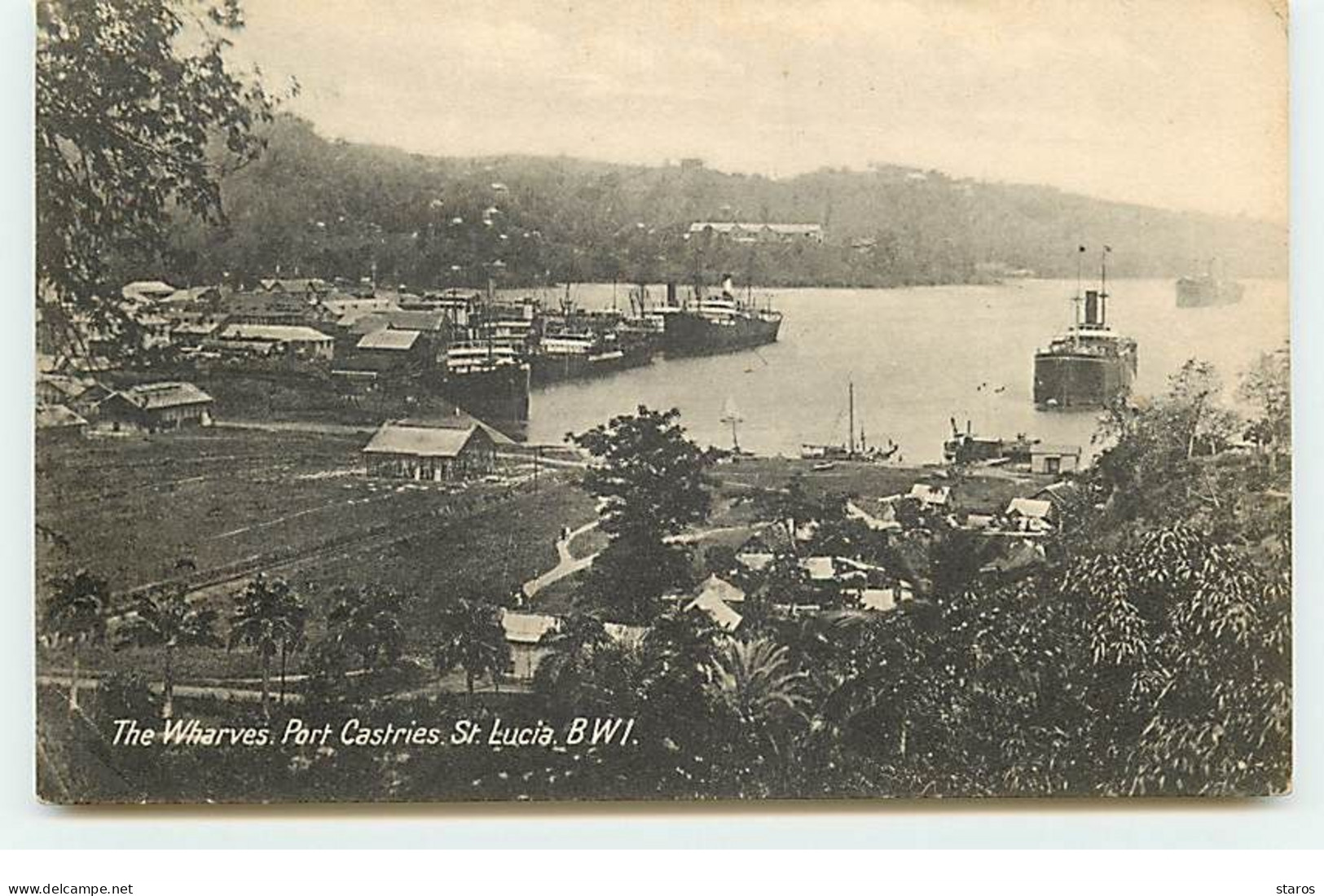 SAINTE-LUCIE - The Wharves - Port Castries - Santa Lucía