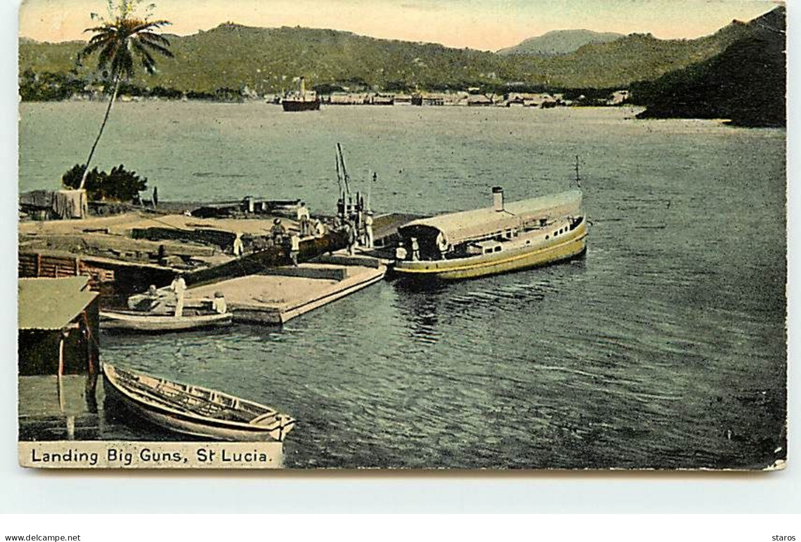 SAINTE-LUCIE - Landing Big Guns - St. Lucia