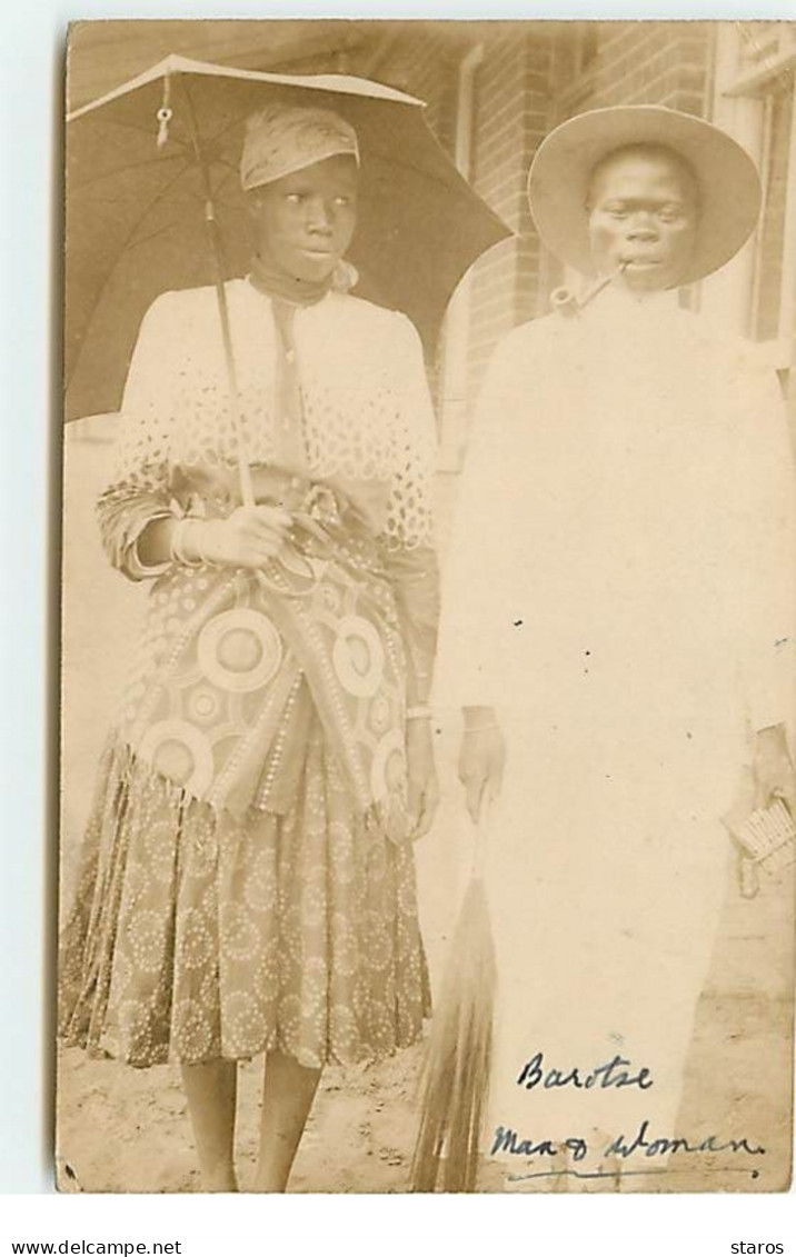 RPPC - Zambie - Barotse - Man & Woman - Zambia