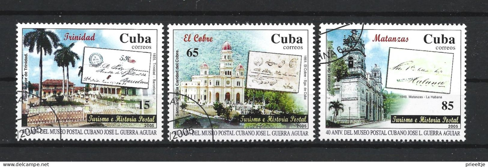 Cuba 2005 Postal Museum 40th Anniv.  Y.T. 4212/4214 (0) - Used Stamps