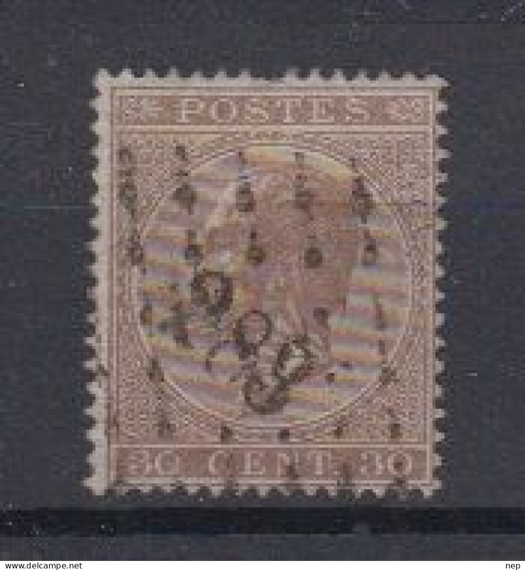 BELGIË - OBP - 1865/66 - Nr 19A (T/D 15) - (PT 283 - OOSTENDE)  - Coba  + 3.00€ - Punktstempel