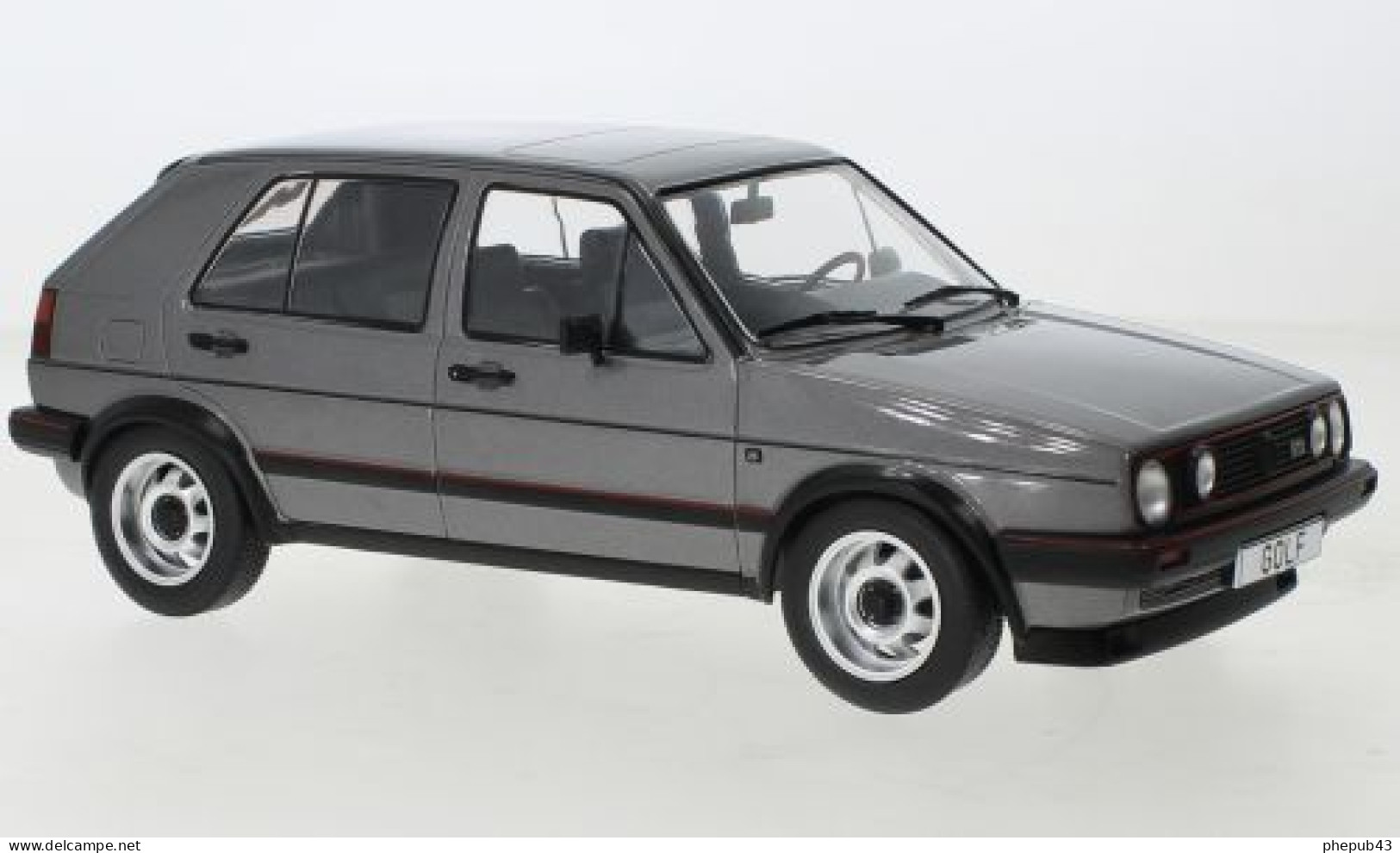 Volkswagen Golf II GTI - 1984 - Grey Metallic - Model Car Group (1:18) - Otros & Sin Clasificación