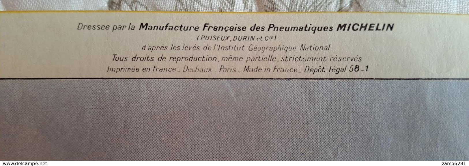 Cartes Michelin-Mobil - Grandes Routes De France Nord/Sud - Cartes Routières