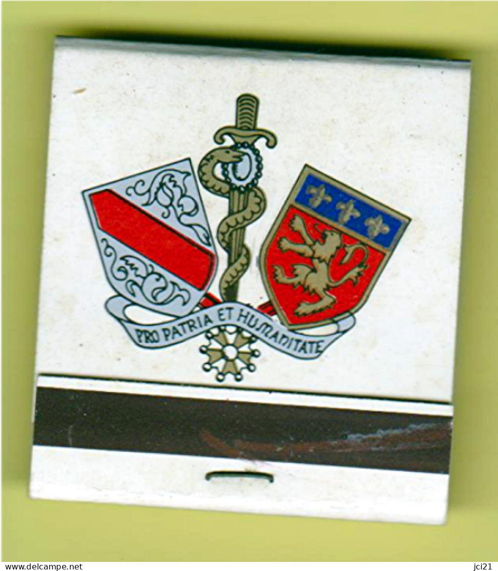Pochette D'allumettes SEITA-FRANCE "ESSA LYON" - (Ecole Du Service De Santé Des Armées)_D376 - Medical Services