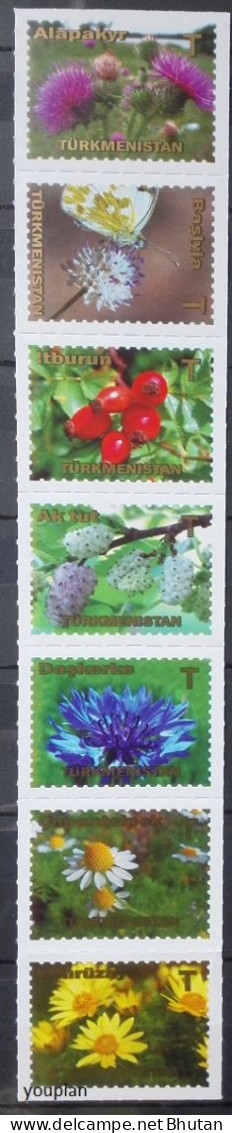 Turkmenistan 2020, Medicinal Plants, MNH Stamps Strip - Turkménistan