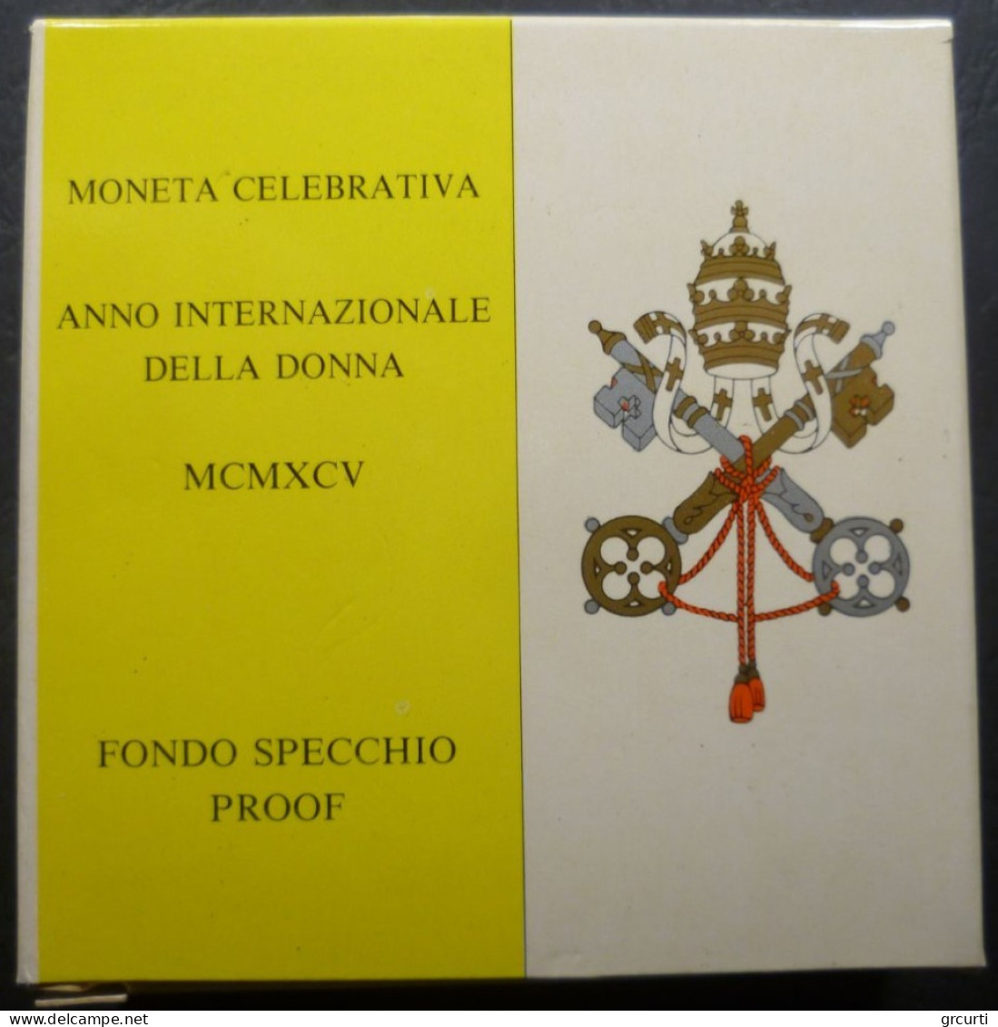 Vaticano - 500 Lire 1995 - Anno Internazionale della Donna - Gig. 325 - KM# 259
