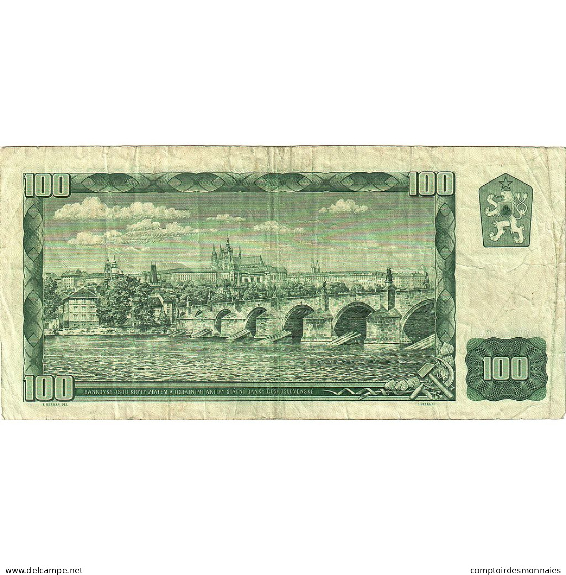 Billet, Tchécoslovaquie, 100 Korun, 1961, KM:91c, TB - Cecoslovacchia