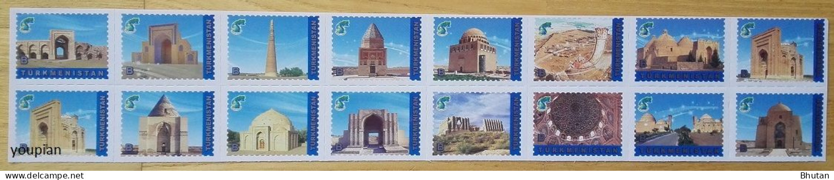 Turkmenistan 2020, Architecture Of Turkmenistan, MNH Stamps Set - Turkmenistán