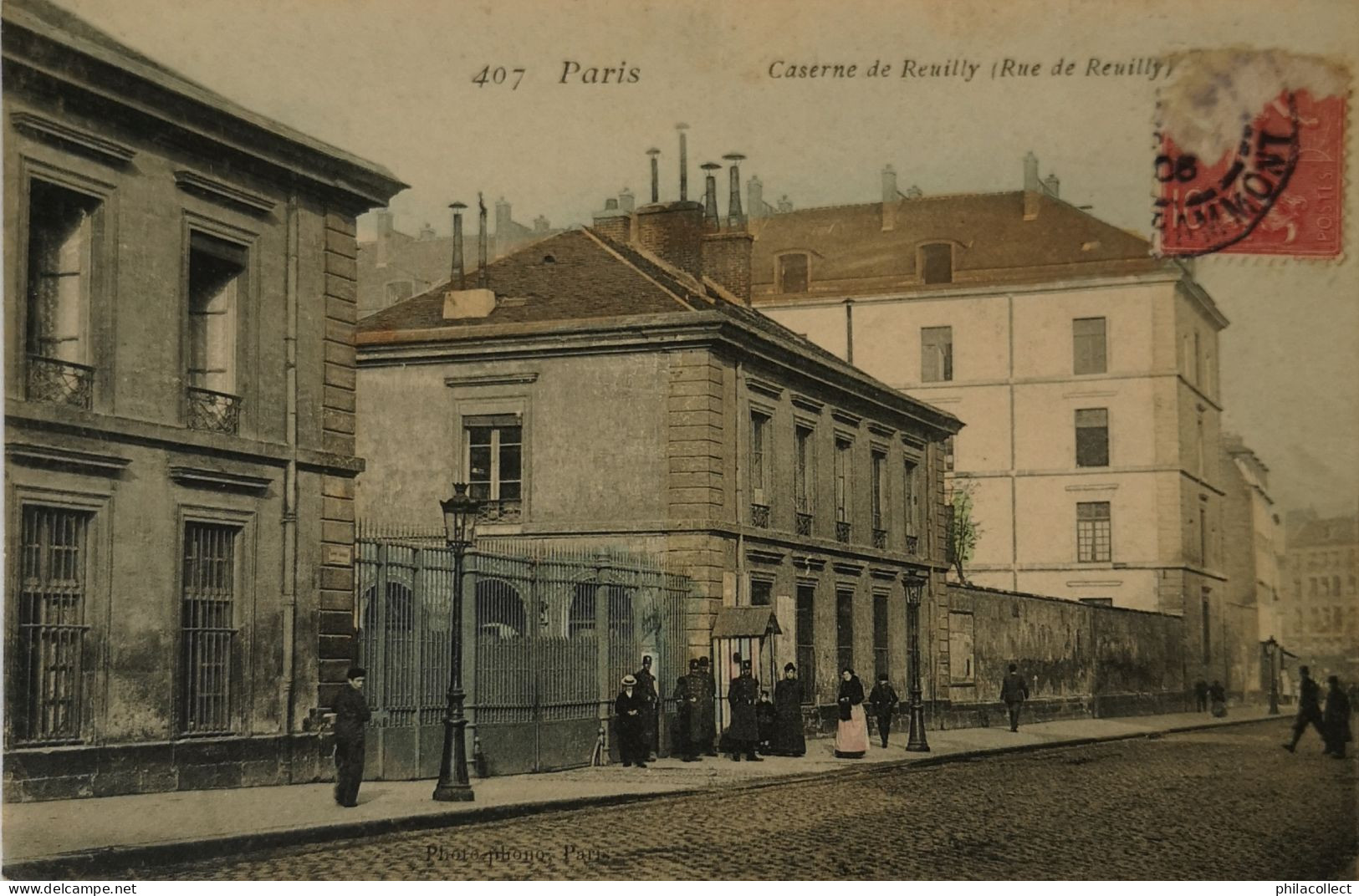 Paris (XII) Rue De Reuilly (Caserne De Reuilly Color) - Arrondissement: 12