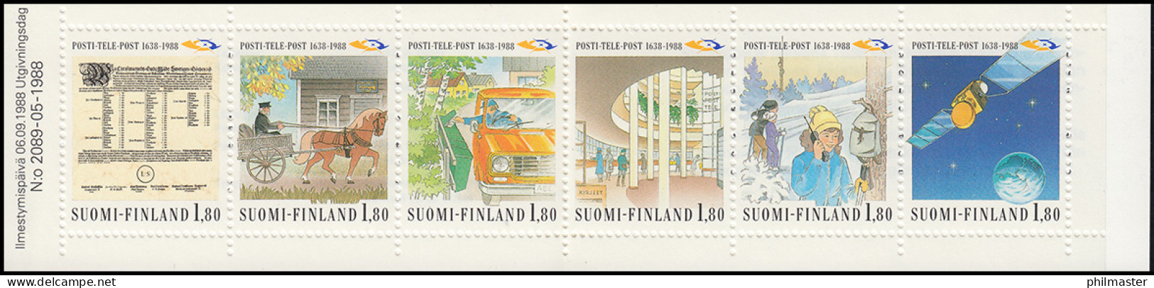 Finnland Markenheftchen 23 Post- Und Fernmeldewesen, ** Postfrisch - Carnets