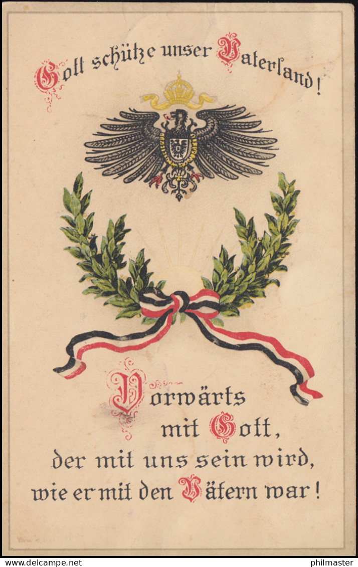 Propaganda-AK Gott Schütze Unser Vaterland! VASTORF (Kr. LÜNEBURG) 26.5.1918 - Parteien & Wahlen