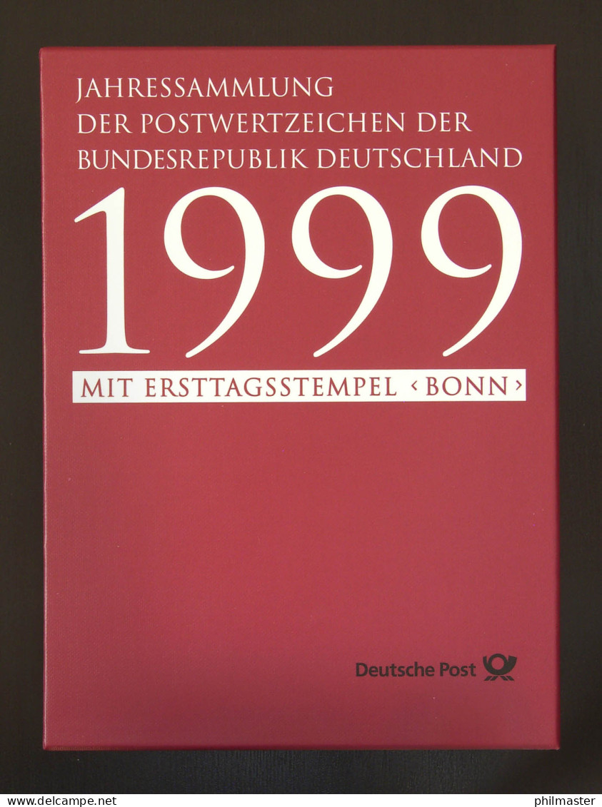 Jahressammlung Bundesrepublik Von 1999, Mit Ersttagssonderstempel - Annual Collections