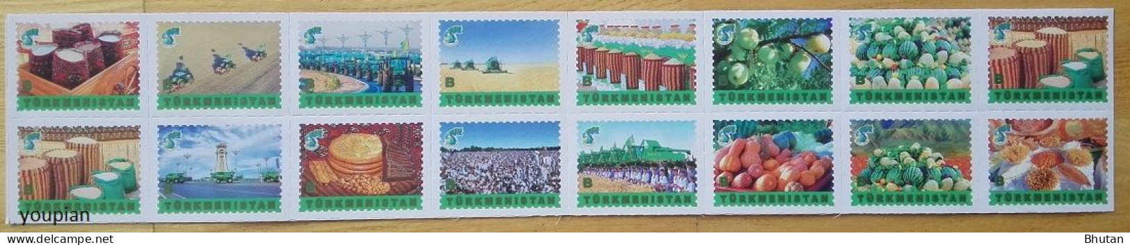 Turkmenistan 2021, Agriculture Of Turkmenistan, MNH Stamps Set - Turkmenistán