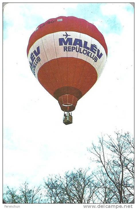 AIR BALLOON * MONTGOLFIERE * AVIATION * SPORT * HUNGARIAN AIRLINES * CALENDAR * Malev 1980 * Hungary - Small : 1971-80