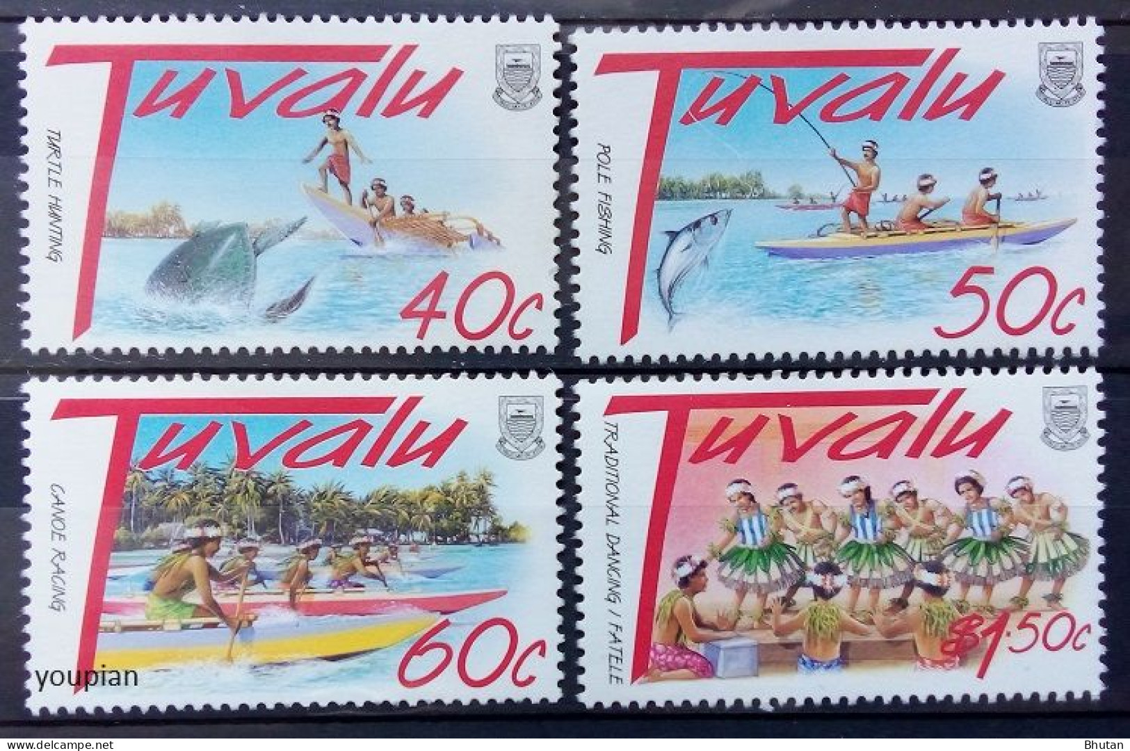 Tuvalu 1997, Tourism, MNH Stamps Set - Tuvalu