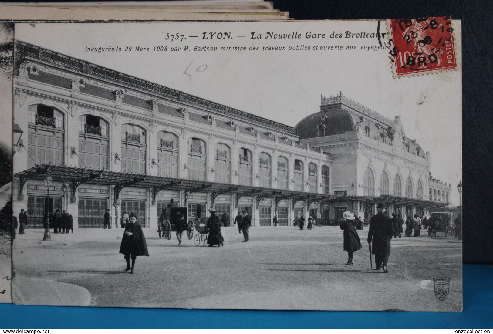 LYON              -      GARE  DES  BROTTEAUX      1906 - Lyon 6