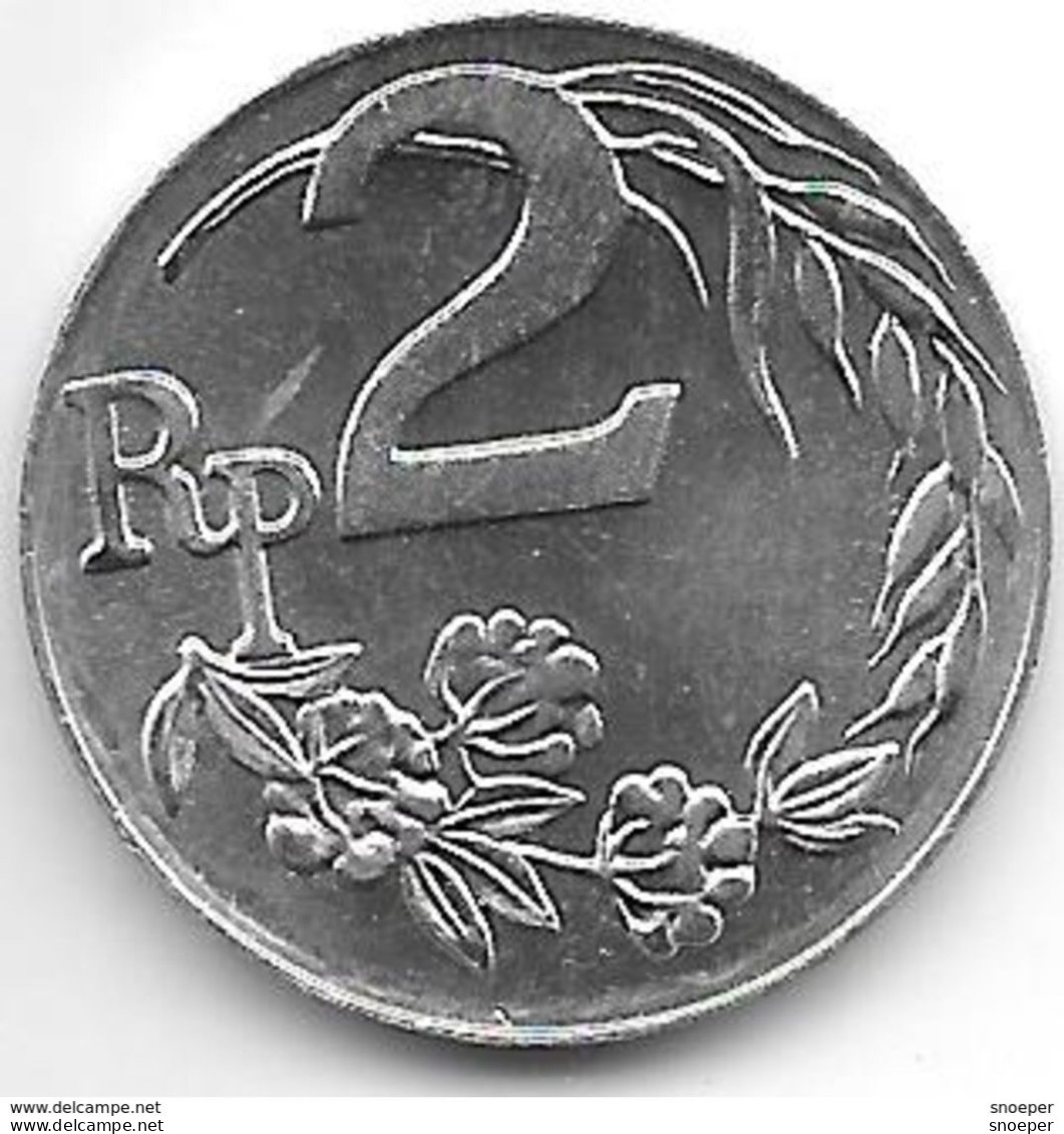 *indonesia 2 Rupiah 1970 Km 21    Bu - Indonesia