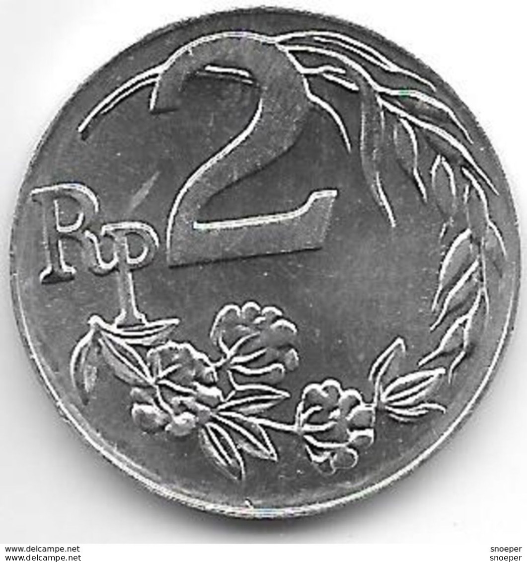 *indonesia 2 Rupiah 1970 Km 21    Bu - Indonesien