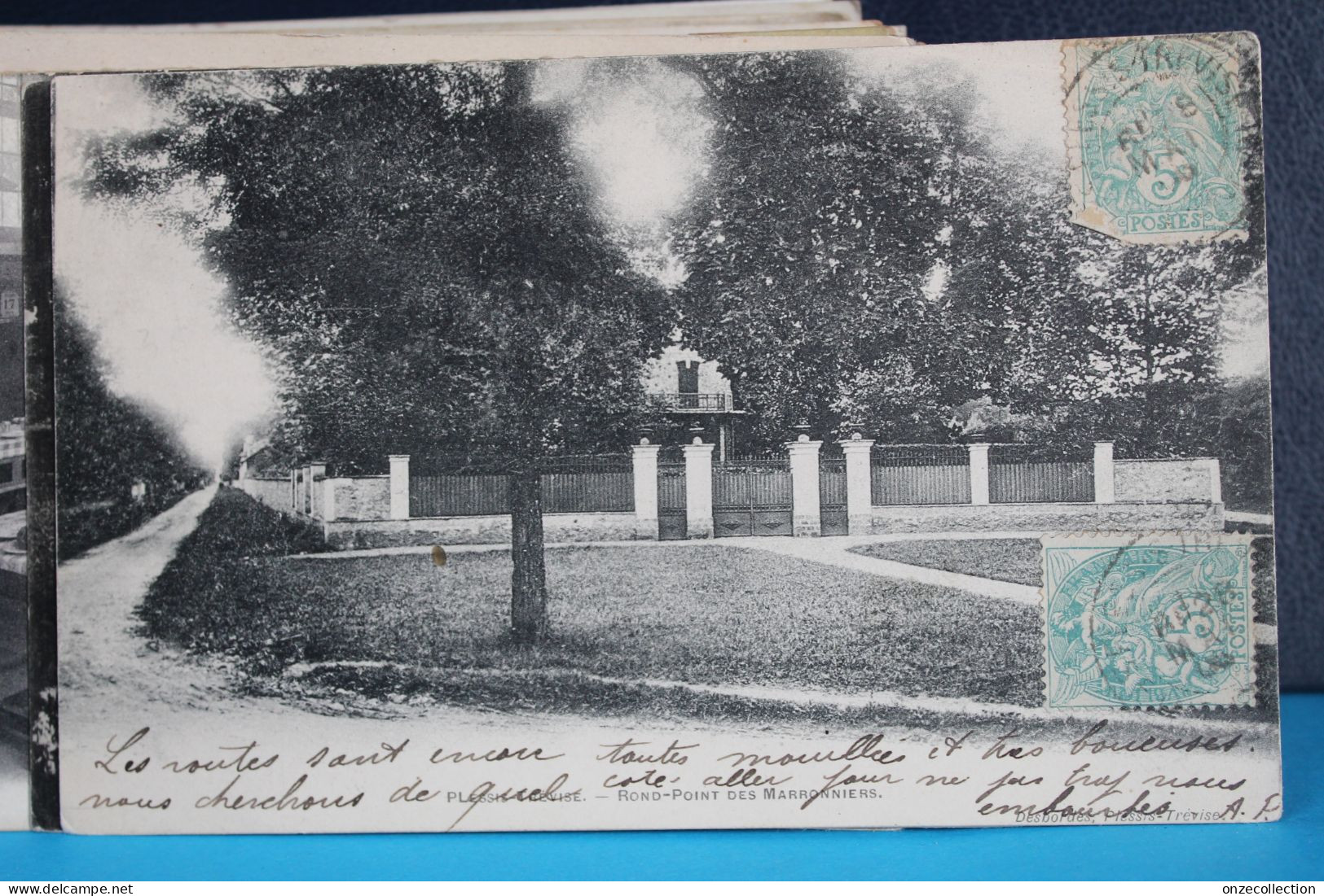 PLESSIS   TREVISE              -      ROND  POINT  DES  MARRONNIERS      1908 - Le Plessis Trevise