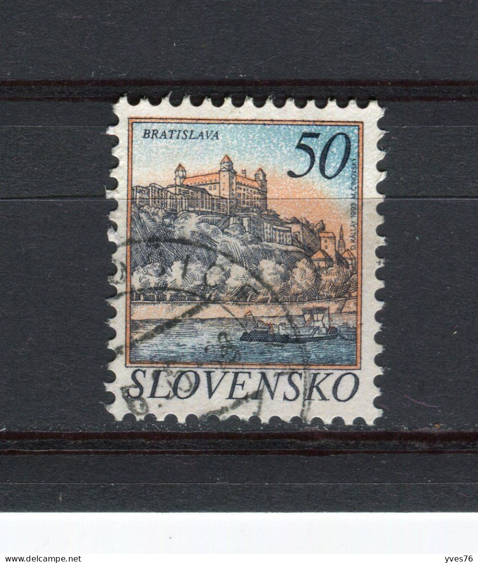 SLOVAQUIE - Y&T N° 149° - Le Château De Bratislava - Used Stamps