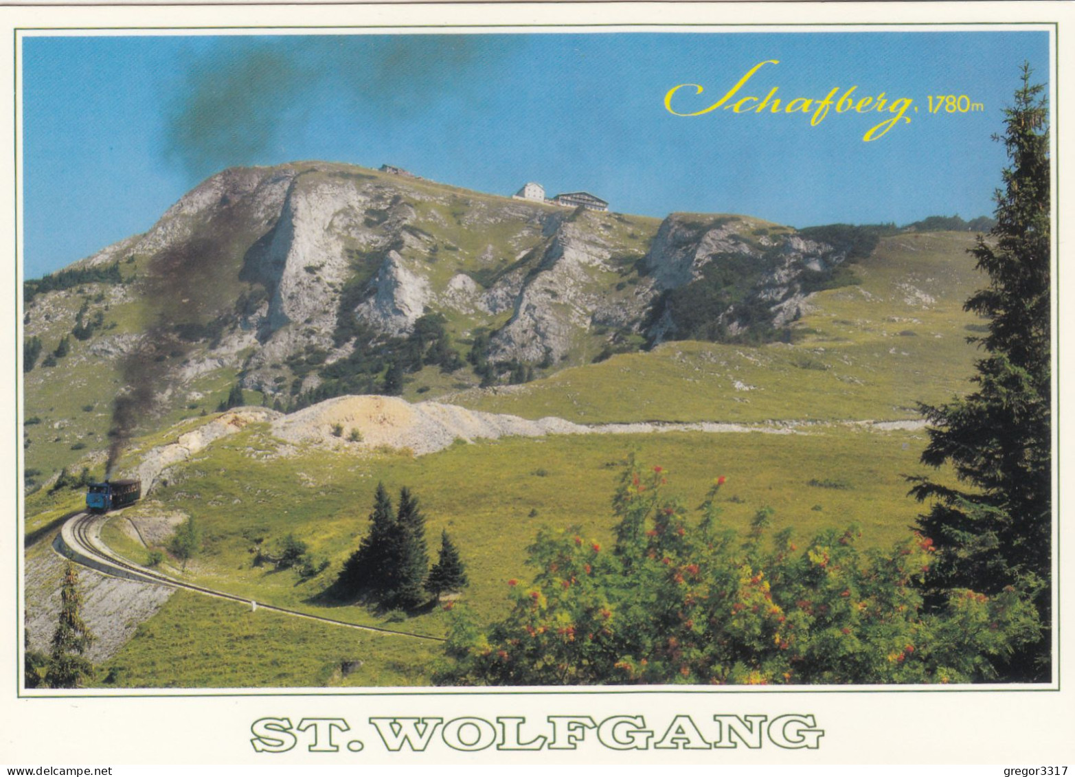 E4831) St. WOLFGANG - Schafberg - Fahrt Zum SCHAFBERGGIPFEL - ZUG Schafbergbahn - - St. Wolfgang