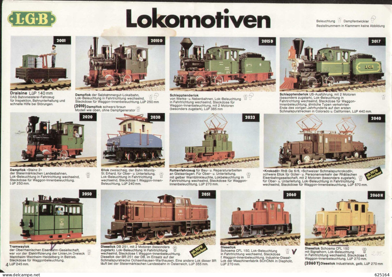 Catalogue LGB 1977/78 Großer Katalog - Die Bahn Für Den Riesenspaß - Allemand