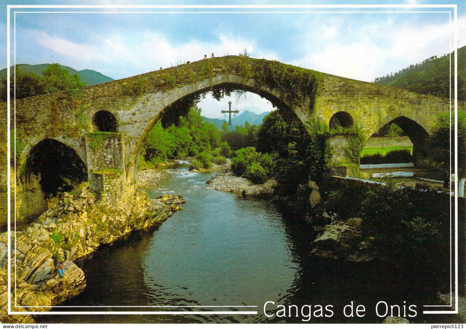 Cangas De Onis - Pont Médiéval Romain (XIIIe Siècle) Et Rivière Sella - Asturias (Oviedo)