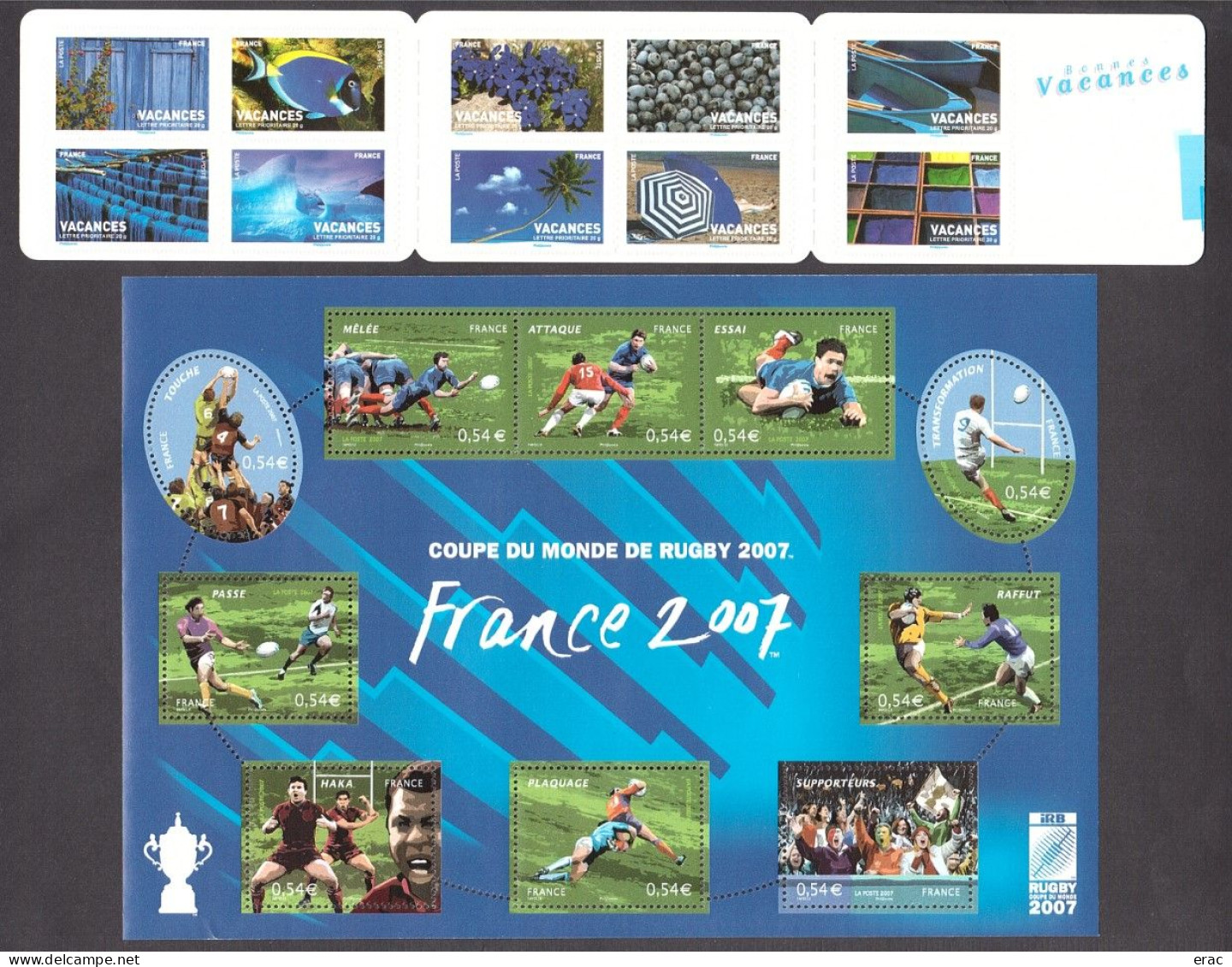 FRANCE - 2007 - Année complète - N° 3996 à 4126 - Neufs ** - 194 tp (les 135 + BF et carnets)