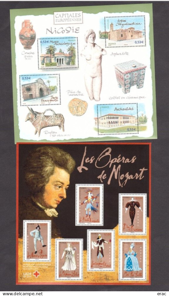 FRANCE - 2006 - Année complète - N° 3861 à 3995 - Neufs ** - 204 tp (les 135 + BF et carnets)