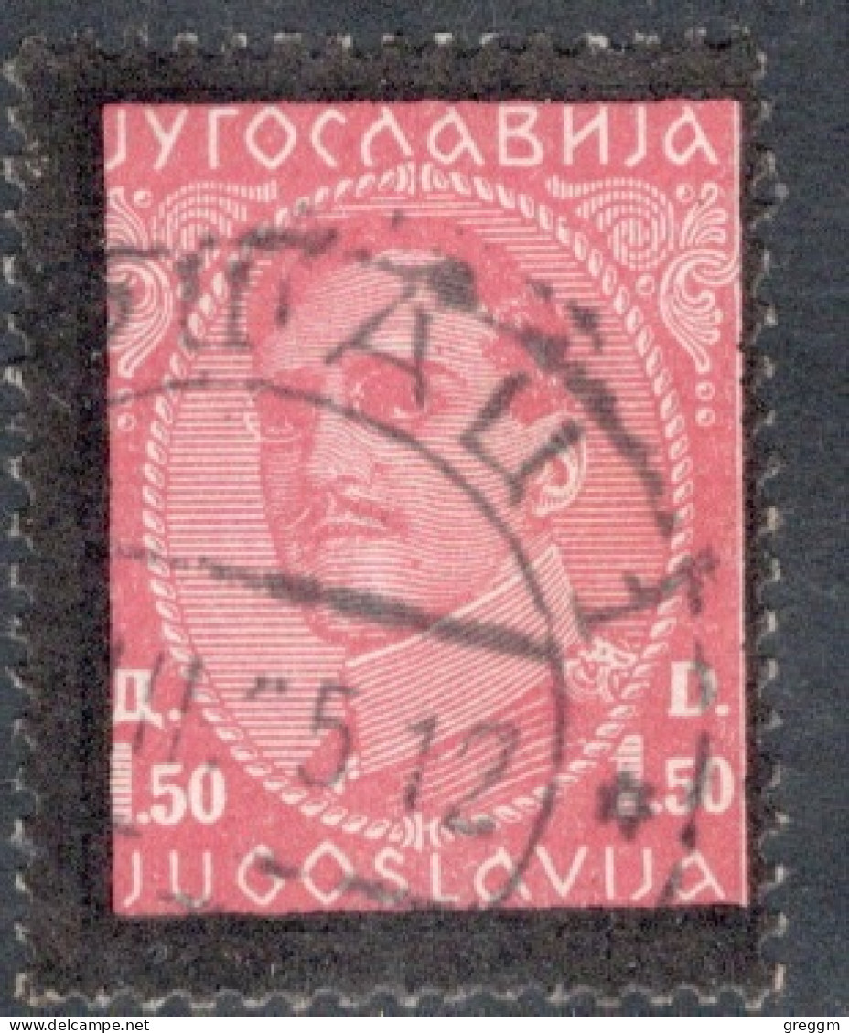 Yugoslavia 1934 Single Stamp For King Alexander Memorial Issue In Fine Used - Used Stamps