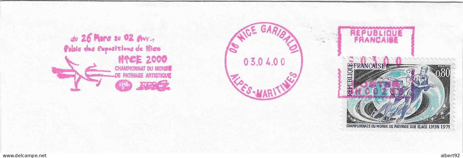 2000 EMA Championnats Du Monde De Patinage Artistique à Nice: (n° BH 00268) - Kunstschaatsen