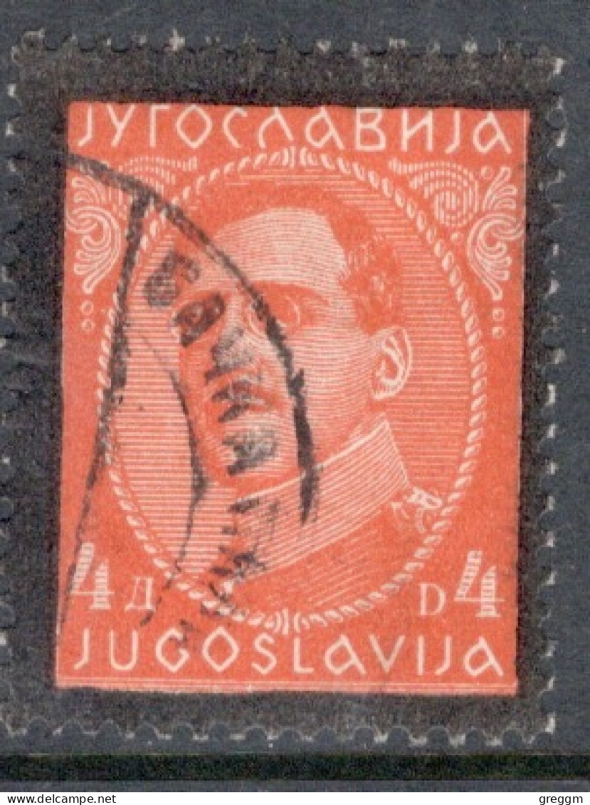 Yugoslavia 1934 Single Stamp For King Alexander Memorial Issue In Fine Used - Gebruikt