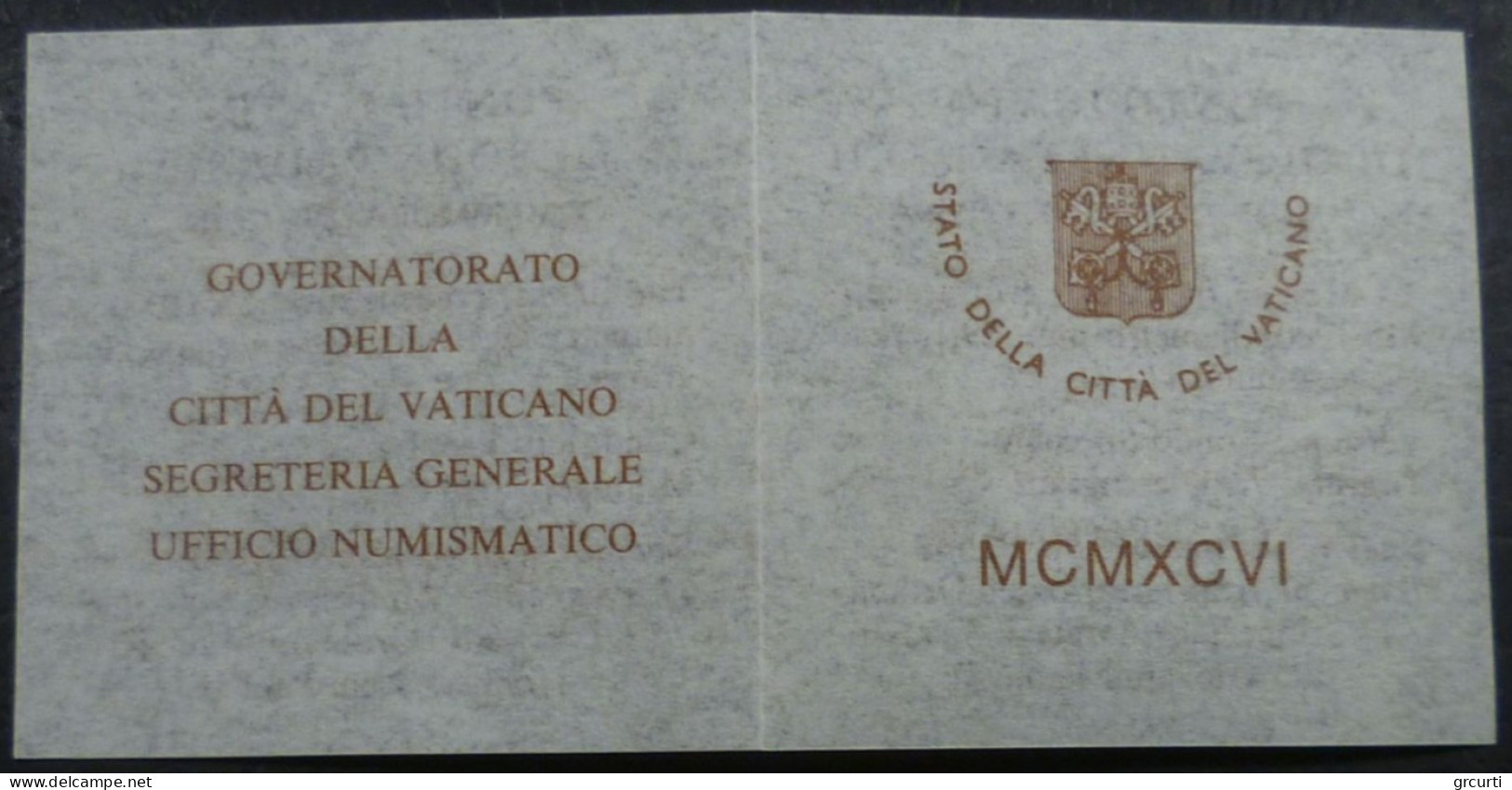 Vaticano - 500 Lire 1996 - 50° Sacerdozio Di Sua Santità Giovanni Paolo II - Gig. 329 - KM# 269 - Vaticano