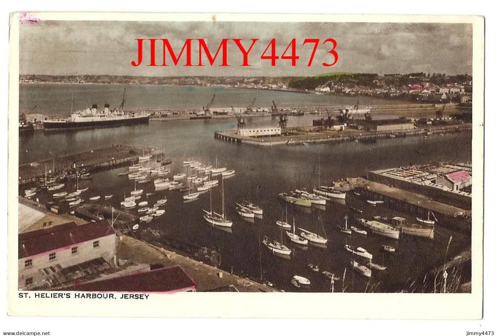 JERSEY - ST. HELIER'S HARBOUR ( Iles De La Manche ) Pub. By B. B. London - St. Helier