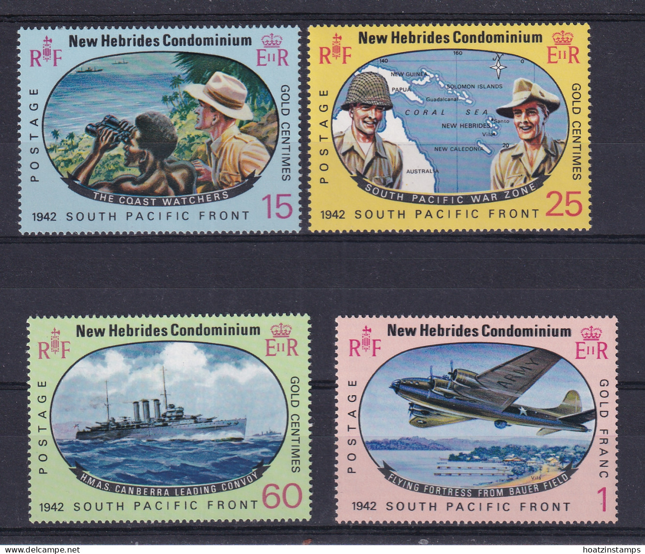 New Hebrides: 1967   25th Anniv Of Pacific War    MNH - Nuovi