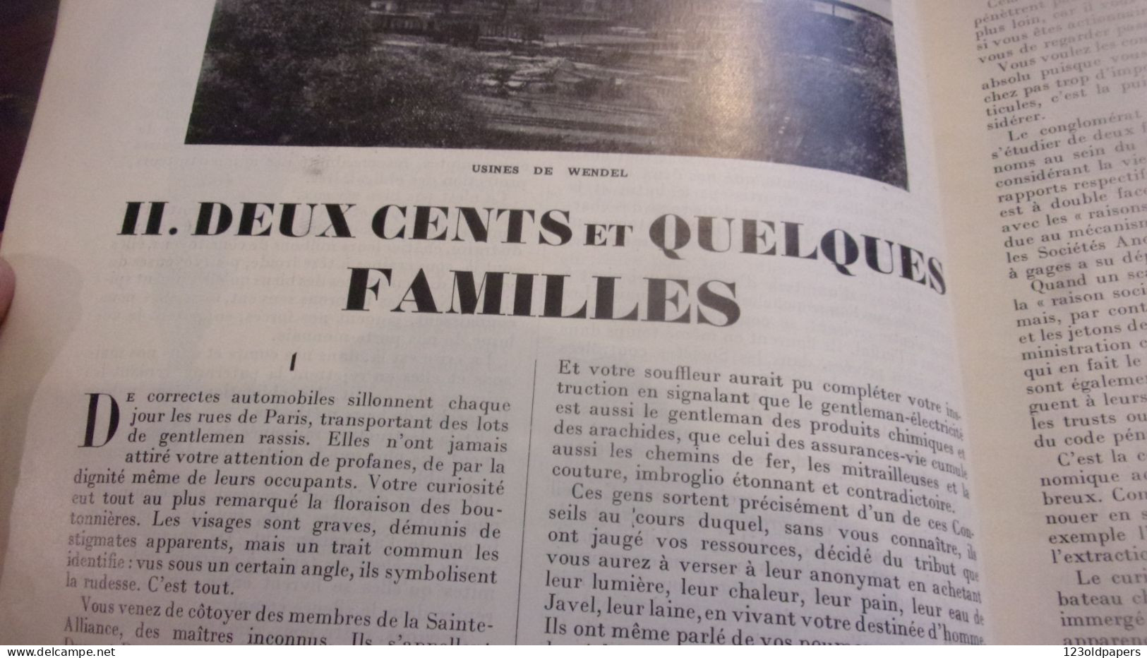 Le Crapouillot LES 200 FAMILLES 1936 ILLUSTRATION STEINLEIN EXPEDITIONS COLONIALES FINANCES - Politik