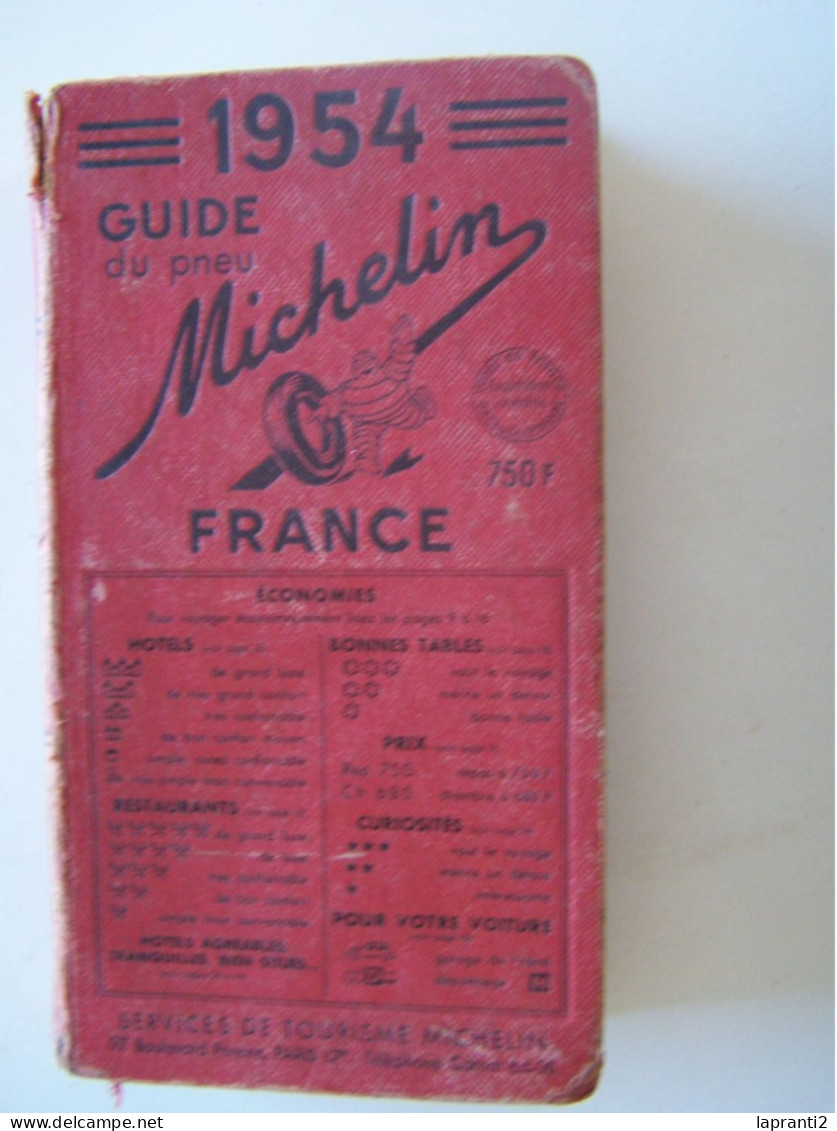 GUIDE MICHELIN. ANNEE 1954. - Michelin (guide)