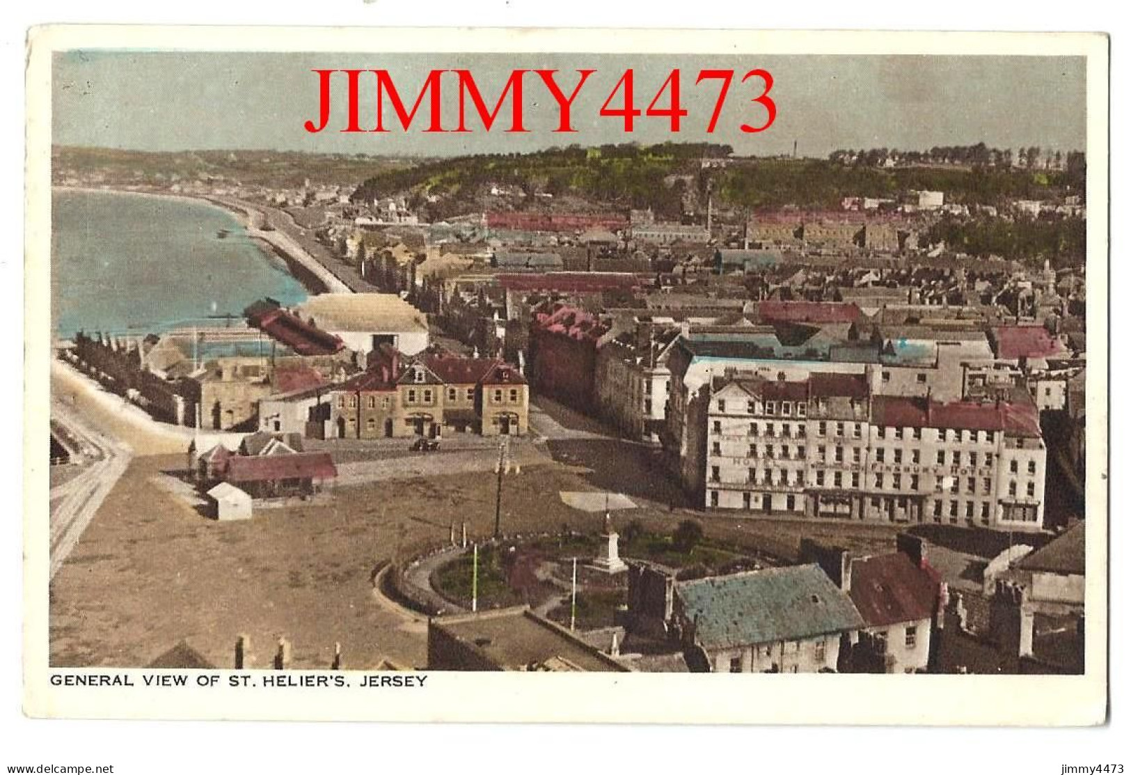 JERSEY - GENERAL VIEW OF ST. HELIER'S ( Iles De La Manche ) Pub. By B. B. - St. Helier