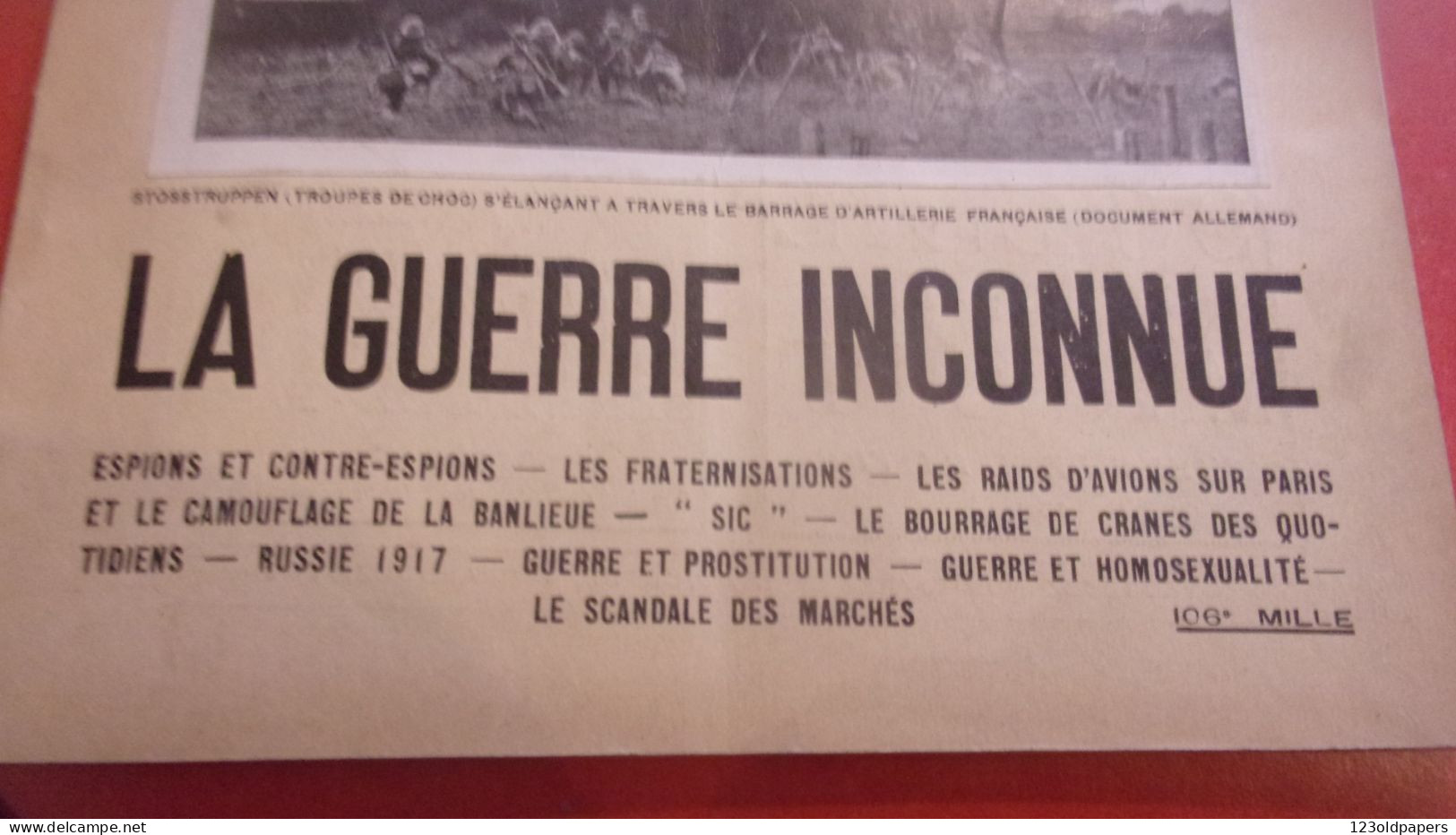 Le Crapouillot  1930  LA GUERRE INCONNUE  ESPIONS GUERRE ET PROSTITUTION GUERRE ET HOMOSEXUALITE RAIDS AVIONS SUR PARIS - 1914-18