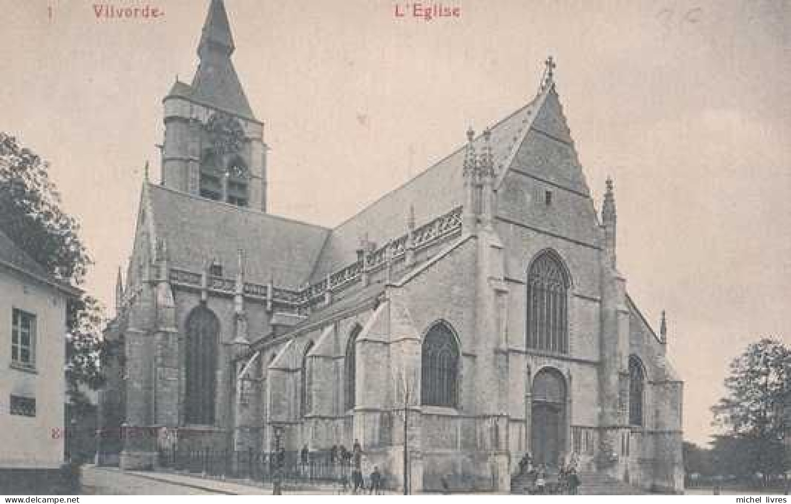 Vilvoorde - Vilvorde - L'Eglise  Circulé - Animée - TBE - Vilvoorde