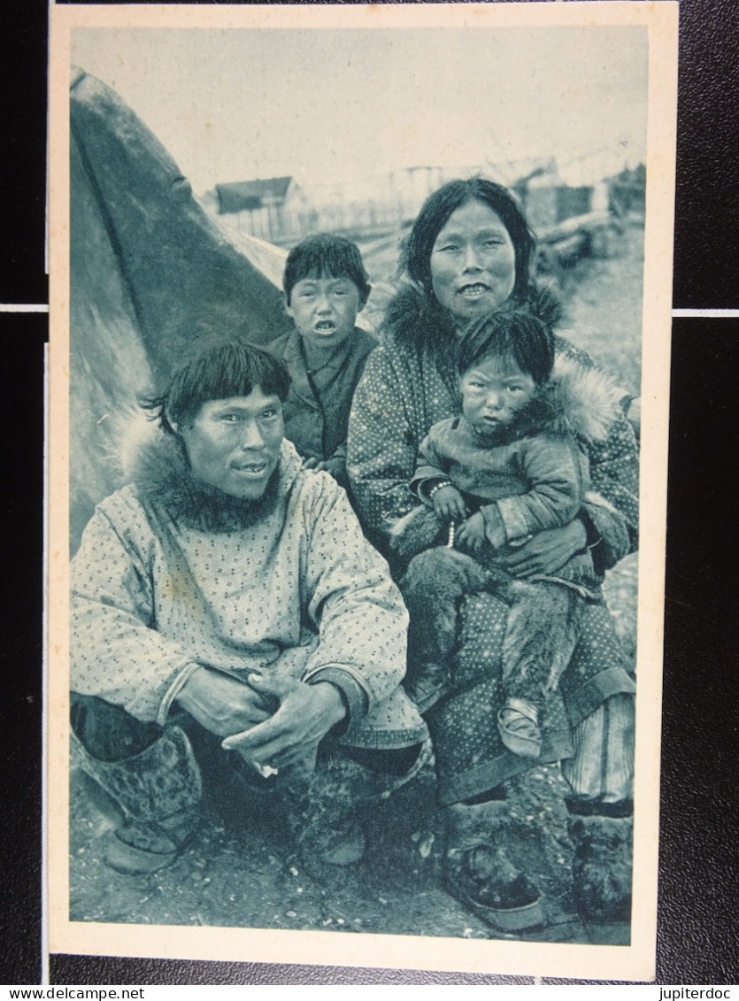 Cercle Arctique Alaska Famille Esquimau - Other & Unclassified