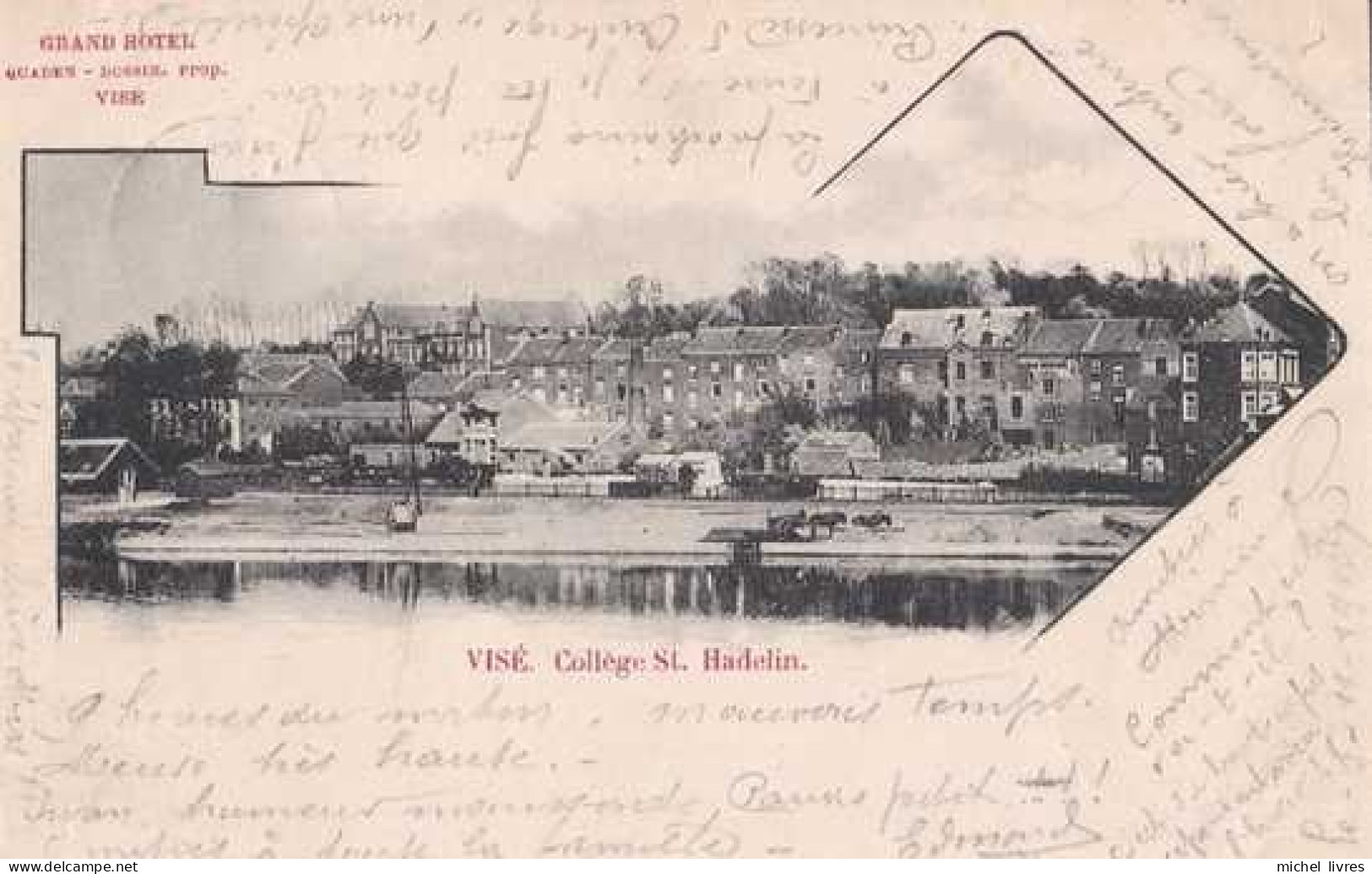 Visé - Collège St Hadelin - Circulé En 1900 - Dos Non Séparé - TBE - Wezet