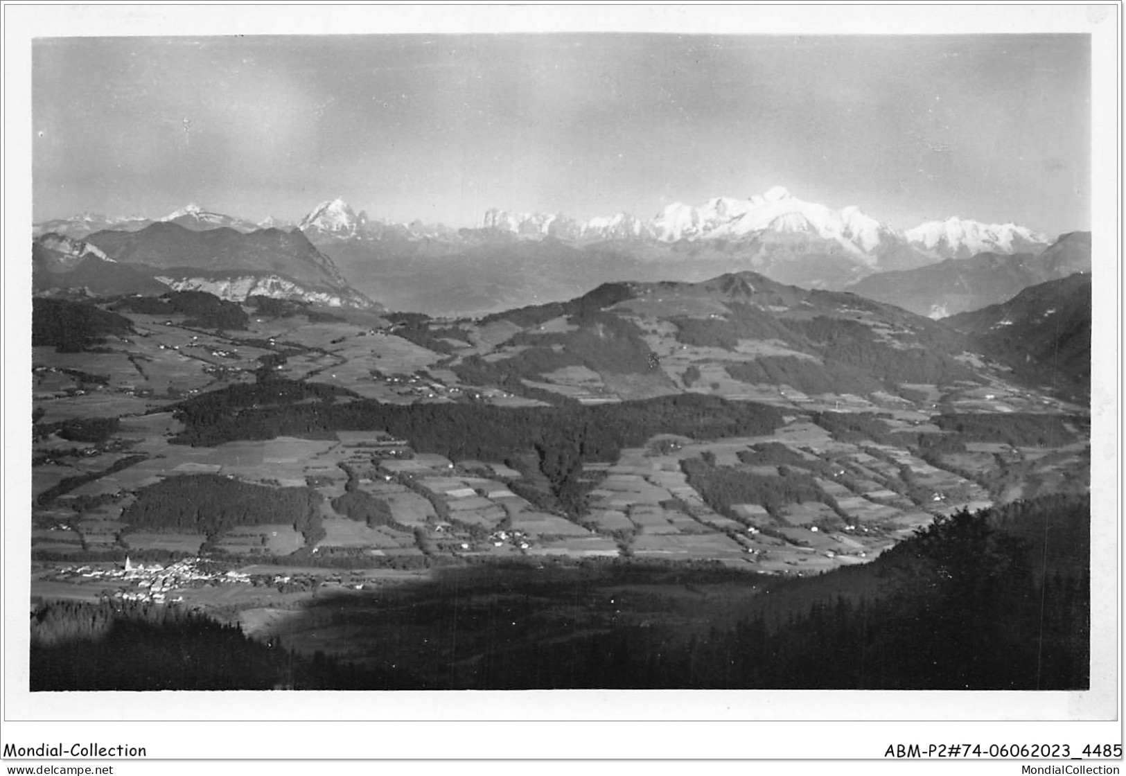 ABMP2-74-0132 - BOEGE - Les Voirons -Vue Sur La Chaine Du Mont Blanc  - Boëge