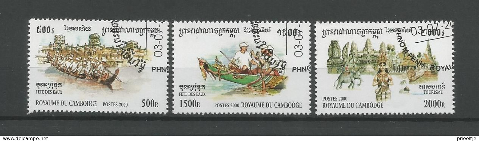 Cambodja 2000 Tourism Y.T. 1741/1743 (0) - Kambodscha