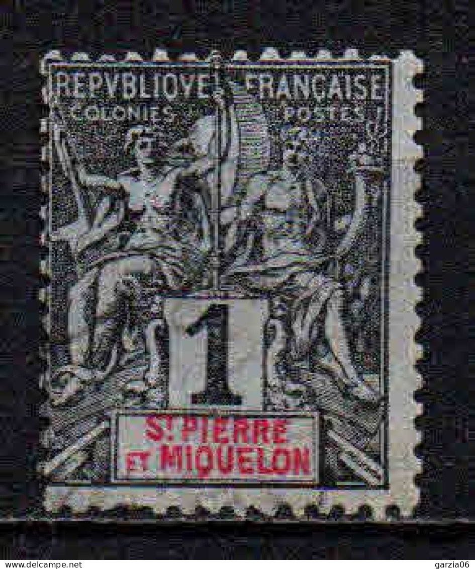 St Pierre Et Miquelon    - 1892 - Type Sage  - N° 59 - Oblit - Used - Used Stamps